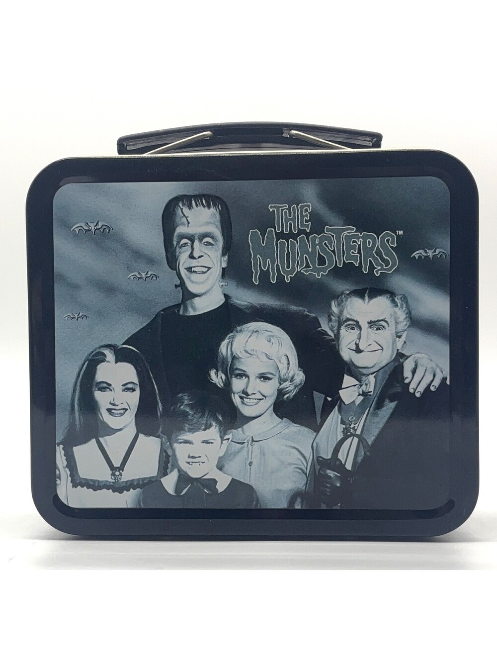 Vintage 1999 The Munsters Mini Metal Lunch Box Universal Studios TV Show